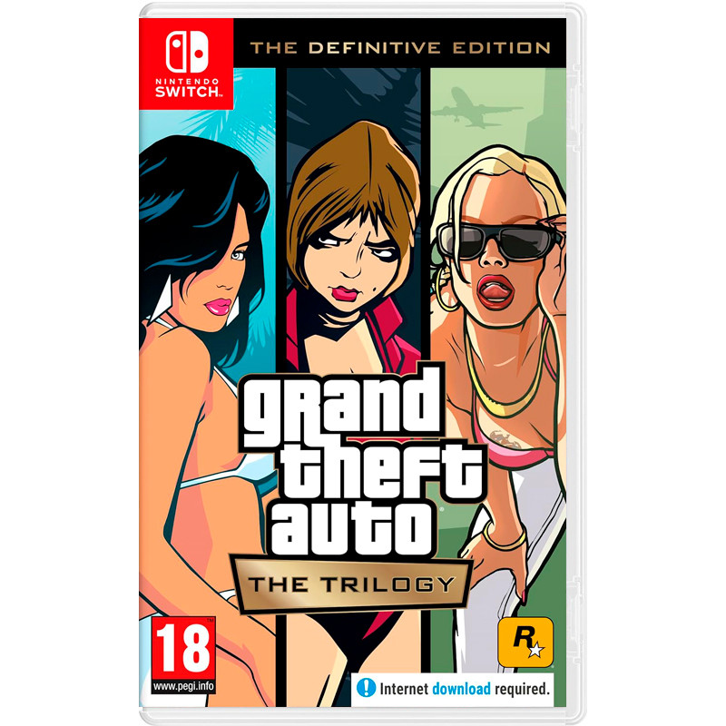 Grand Theft Auto: The Trilogy - Definitive Edition [русские субтитры] Nintendo Switch
