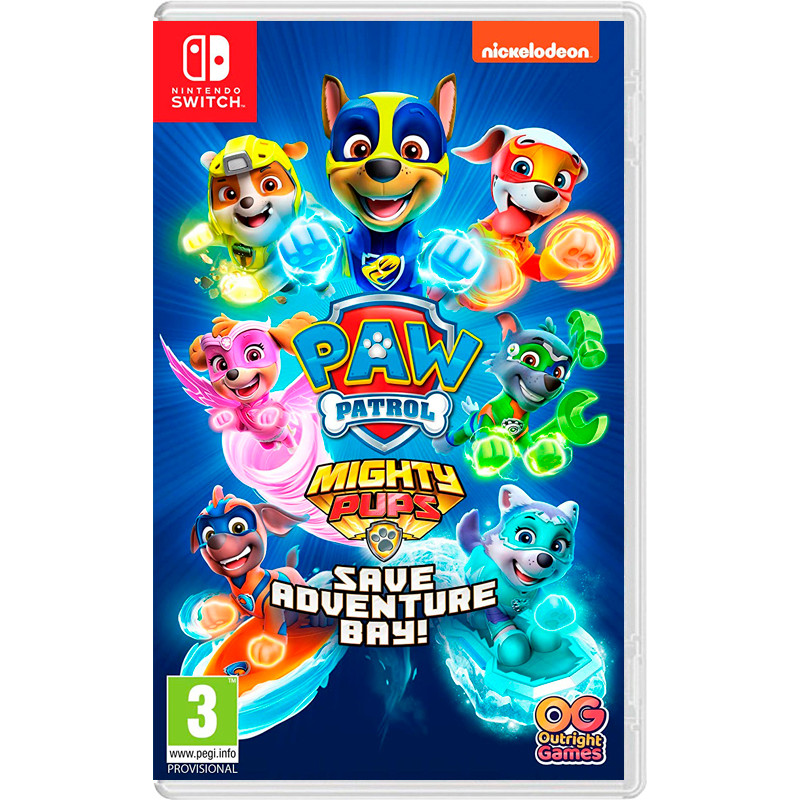 PAW Patrol Mighty Pups Save Adventures Bay [русская версия] Nintendo Switch